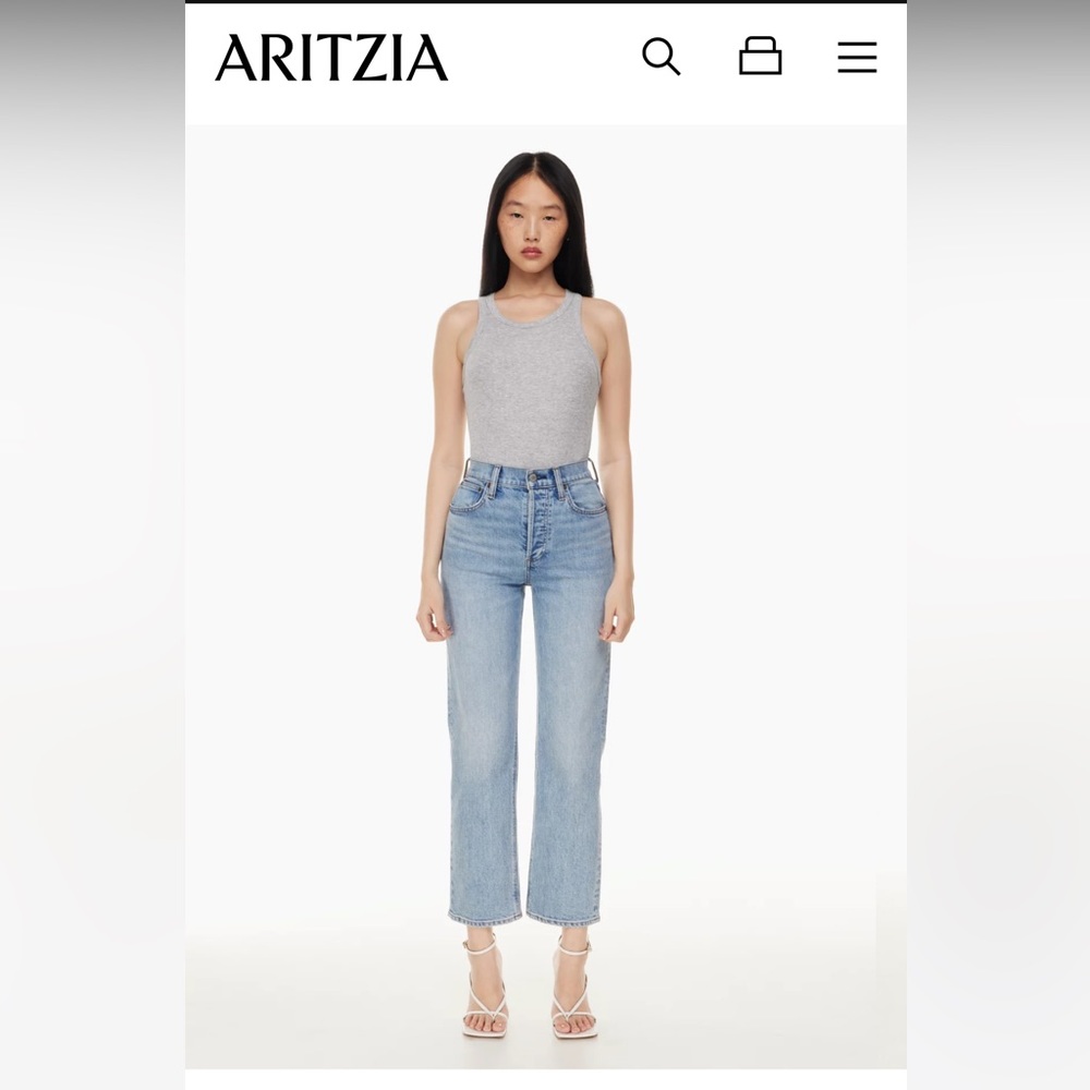 Arlo high rise straight size 30